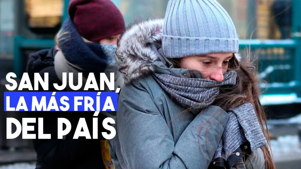 Este miércoles, San Juan fue la provincia más fría de Argentina