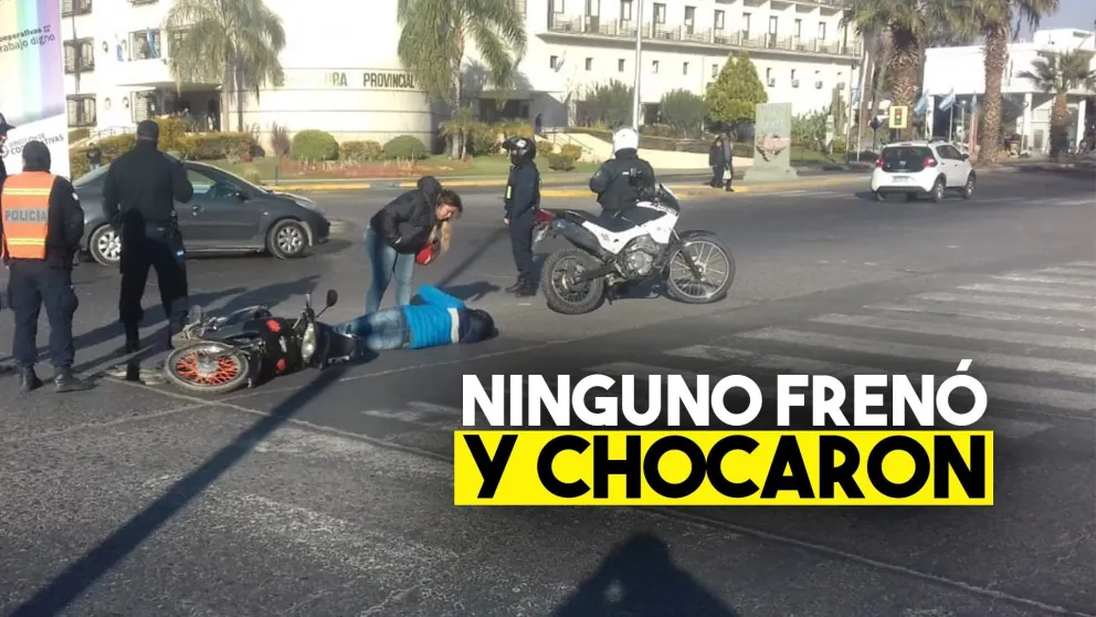 Nuevamente una moto fue protagonista de un siniestro vial