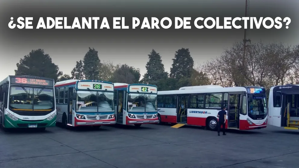 Paro de colectivos: ¿se adelanta para este jueves?