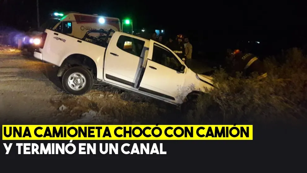 Un camión proveniente de Brasil colisionó con una camioneta en Pocito