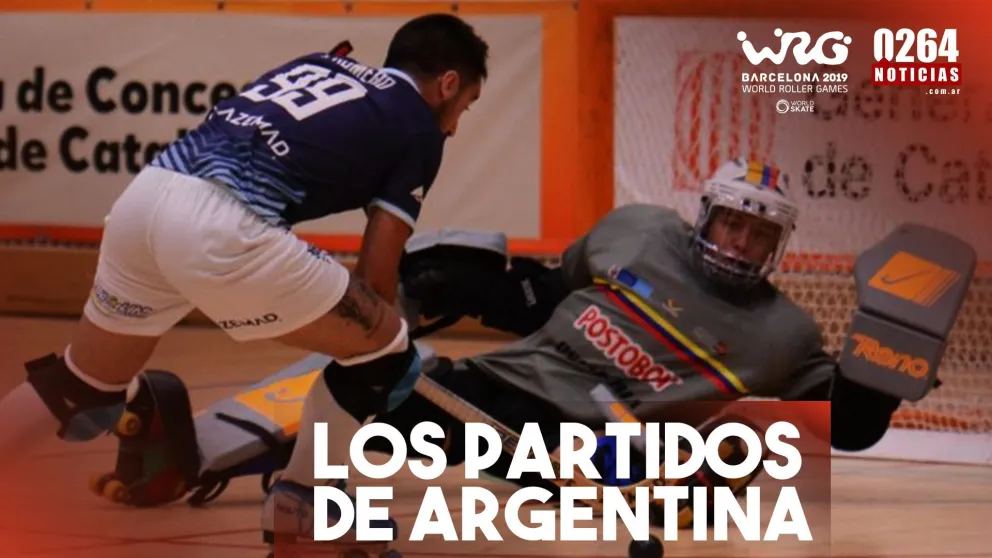 WORLD ROLLER GAMES 2019: los partidos de Argentina de este jueves