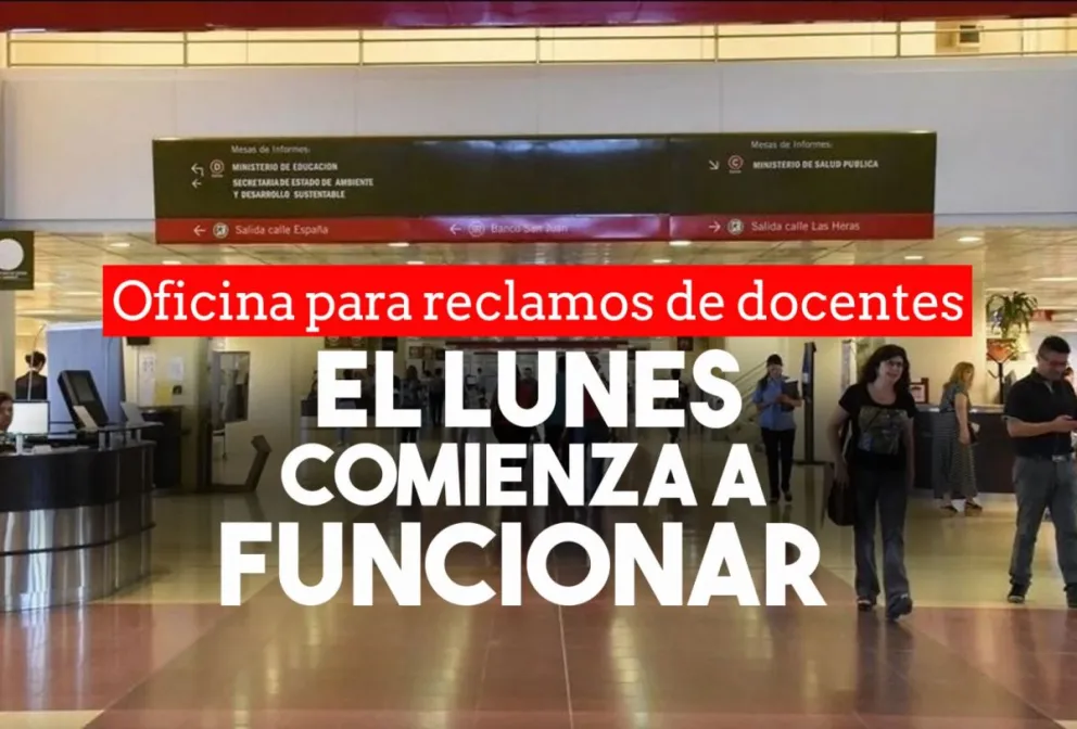 El lunes se inaugurará la oficina para reclamos por pagos de docentes