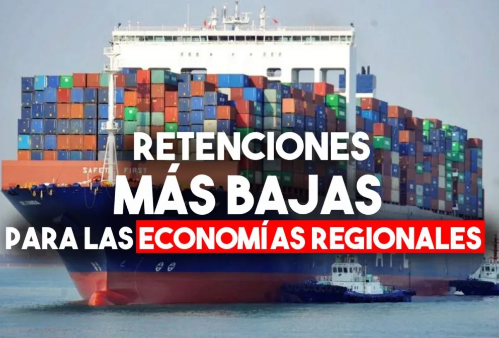 El Gobierno bajó las retenciones para economías regionales de $4 a $3 por dólar