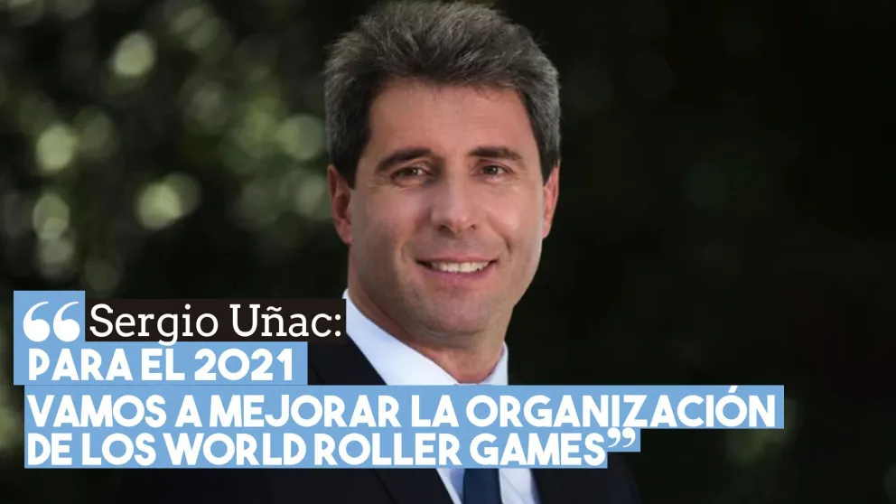 Sergio Uñac: “Para el 2021 vamos a mejorar la organización de los World Roller Games”