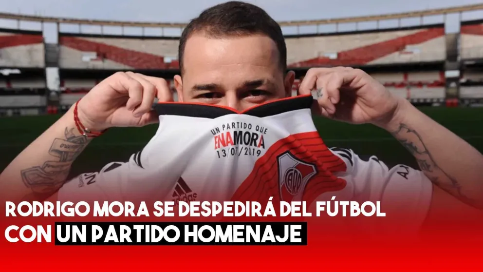 Rodrigo Mora tendrá su partido despedida en el Monumental