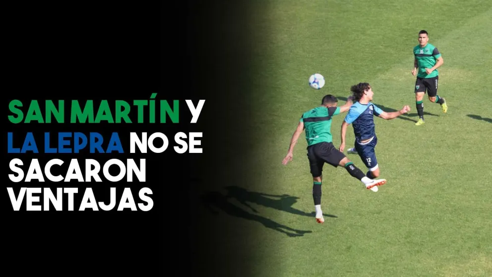 San Martín empató en su primer amistoso de pretemporada
