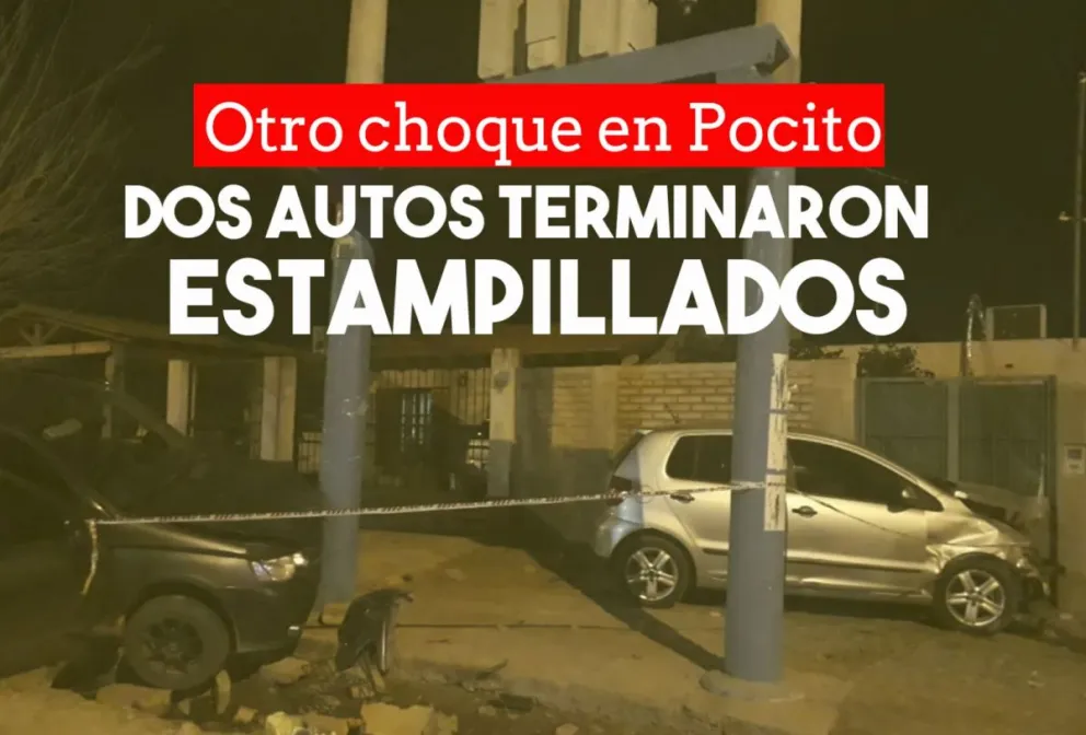 Chocaron y terminaron estrellados contra un portón y un transformador