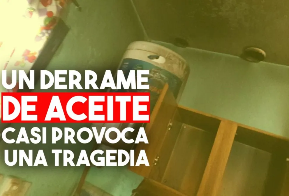 Un derrame de aceite en la cocina casi provoca el incendio de una casa