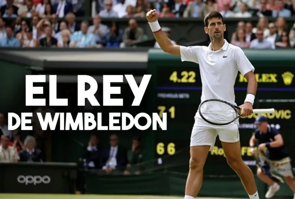 Djokovic es el nuevo rey de Wimbledon
