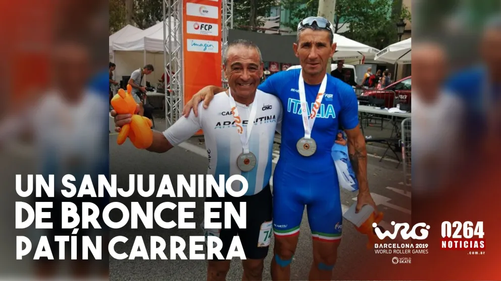 Oscar Contreras se quedó con la medalla de bronce en patín carrera
