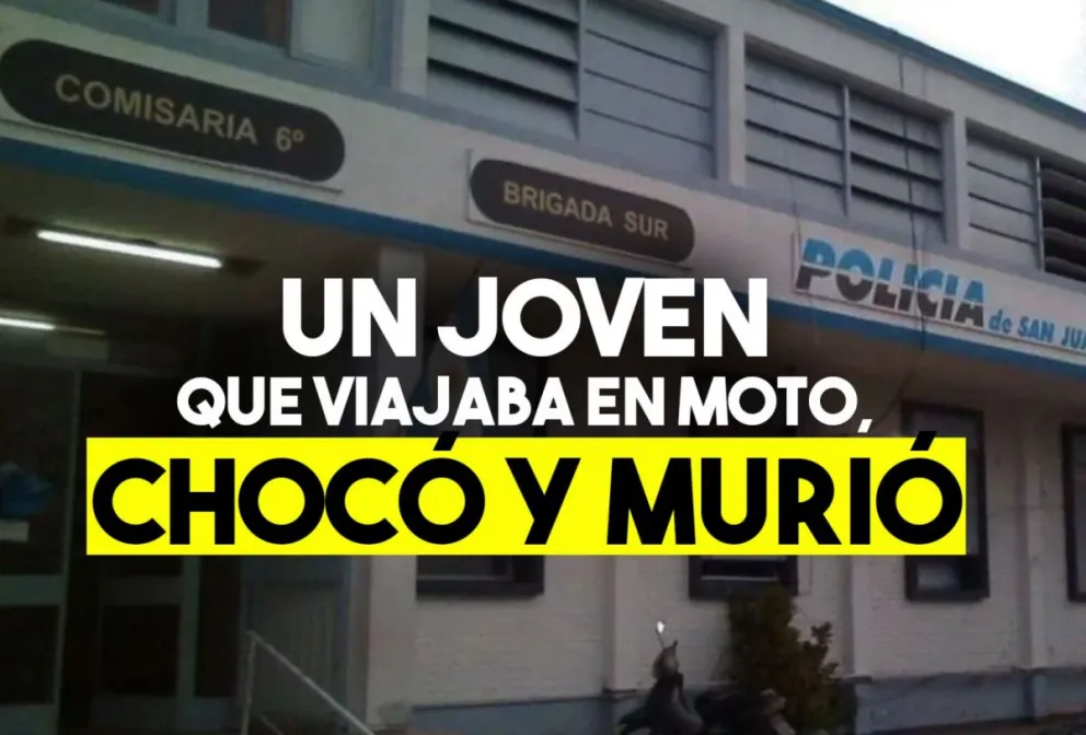 Viajaba en moto, chocó con un auto y murió