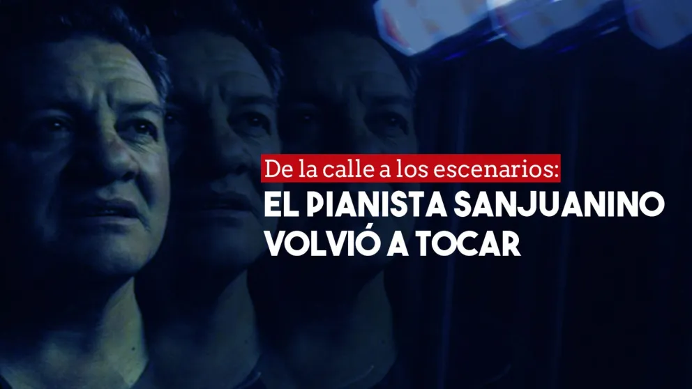 Un club invitó al pianista sanjuanino que vive en situación de calle a hacer un concierto