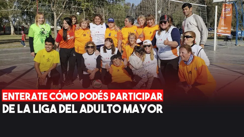 Si tenés 55 años o más, podés participar de la Liga del Adulto Mayor