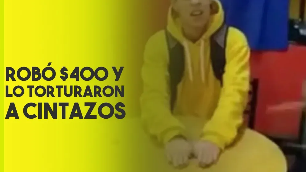 Robó $400 y lo torturaron a cintazos en las manos