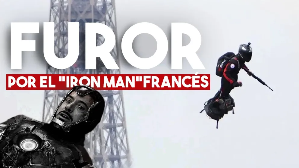 Iron Man existe: revuelo por el soldado volador en Francia