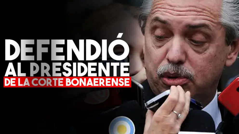 En defensa del presidente de la Corte bonaerense Fernández cruzó a Vidal