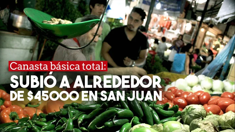 La canasta básica total, con alquileres y un día de recreación, subió a alrededor de $45000 en San Juan
