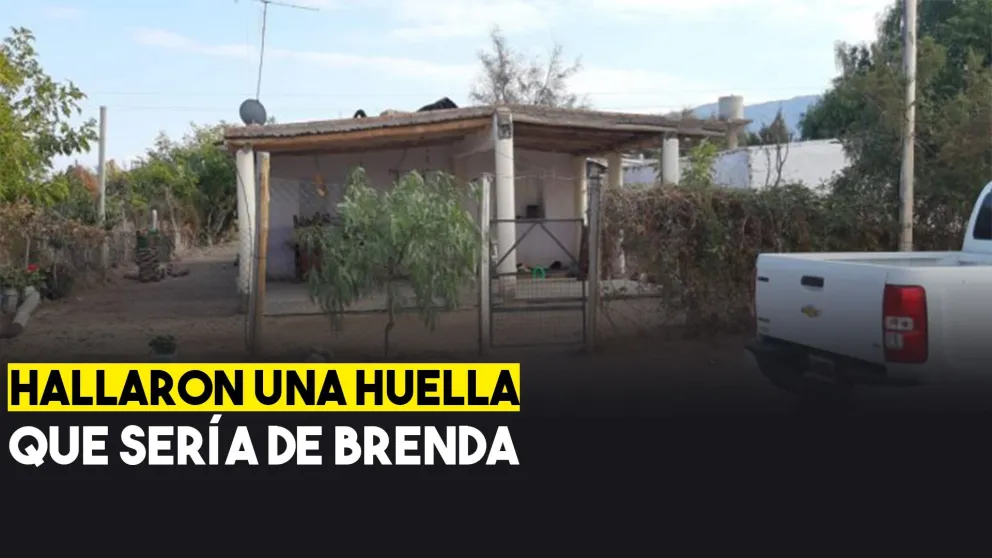 Encontraron una huella que sería de Brenda