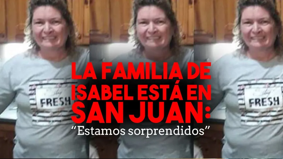 Llegó a San Juan la familia de la mujer que se refugió: "Estamos sorprendidos"