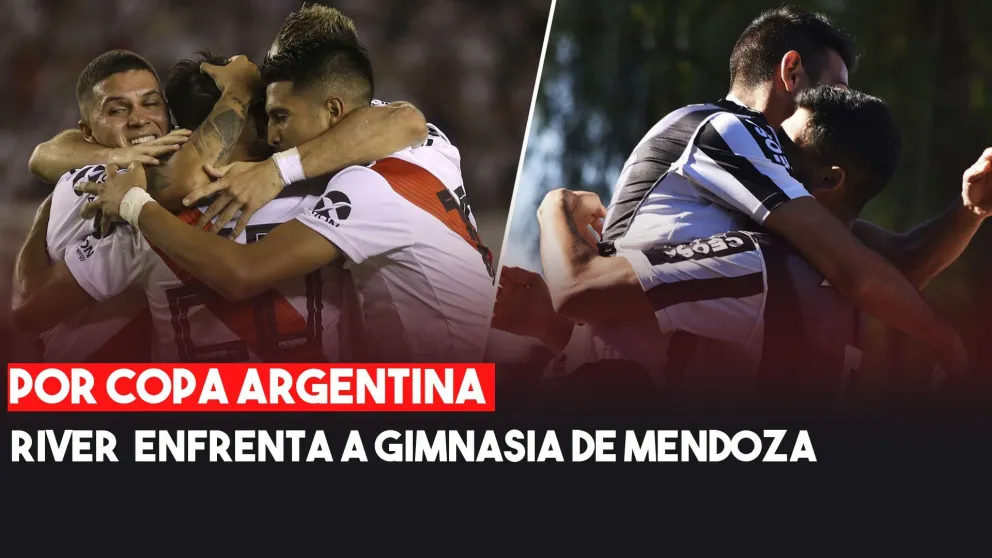 River sale a la cancha para enfrentarse a Gimnasia de Mendoza por los 16avos. de final de la Copa Argentina: hora, TV y formaciones