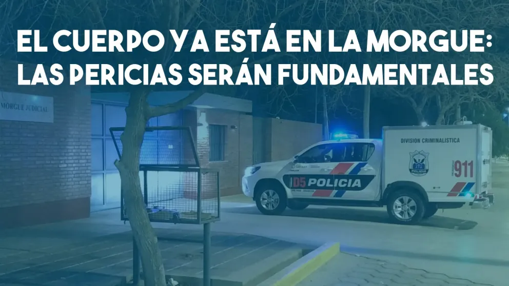 El cuerpo hallado en Albardón ya está en la morgue: las pericias serán determinantes