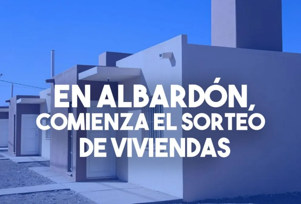 Comienza en Albardón el sorteo de viviendas del IPV
