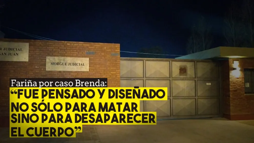 Fariña sobre el estado del cuerpo: "Fue pensado y diseñado no sólo para matar sino para desaparecer el cuerpo"