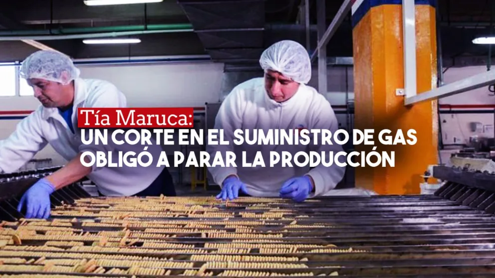 Preocupación en la fábrica de galletitas  por el corte del suministro de gas