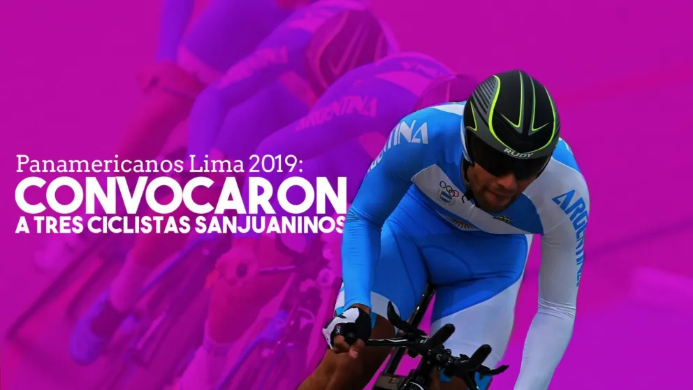 Tres ciclistas sanjuaninos representarán al país en Lima