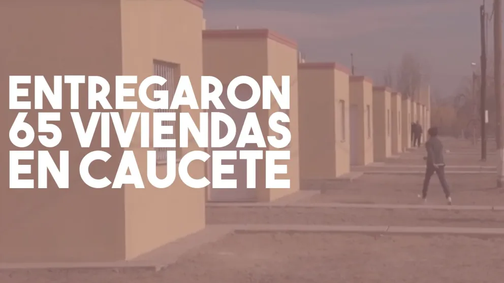 Entregaron 65 viviendas del Barrio UTA de Caucete