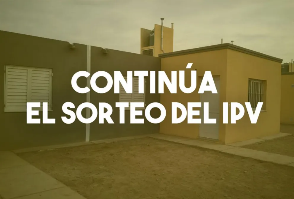 Continúa el sorteo de viviendas del IPV en cuatro departamentos