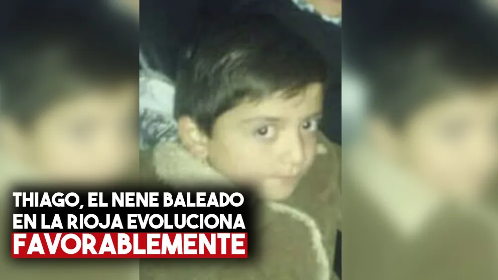 Evoluciona favorablemente el nene baleado en La Rioja