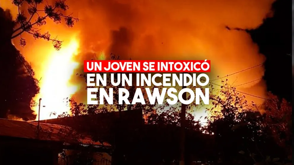 Un adolescente se intoxicó durante un incendio