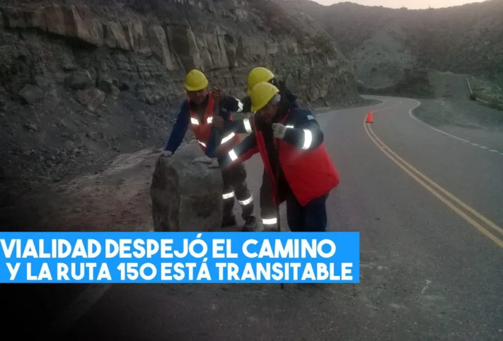 Transito normal en la Ruta Nacional 150