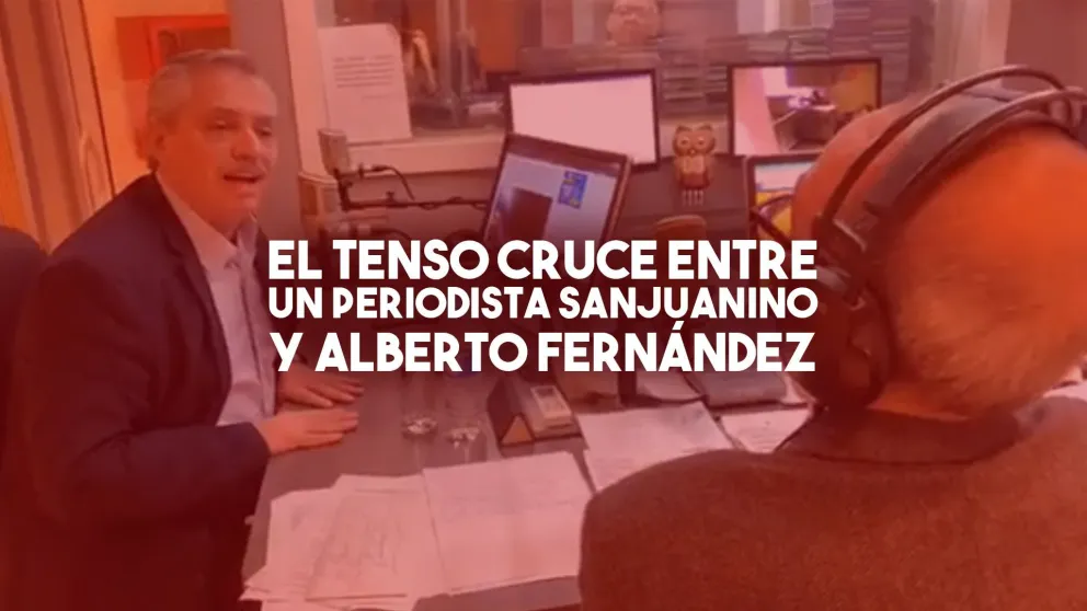 El tenso cruce entre un periodista sanjuanino y Alberto Fernández