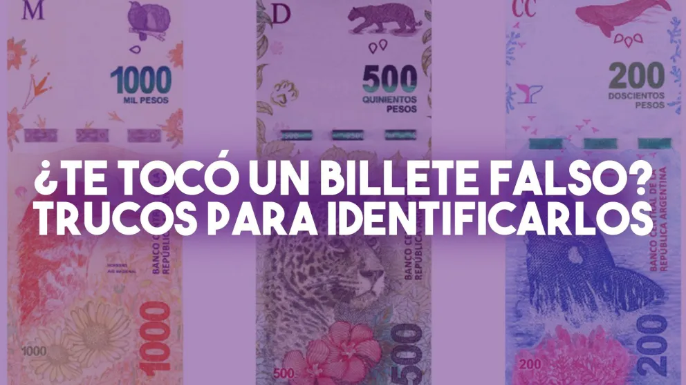 ¿Te tocó un billete falso?: trucos para identificarlos