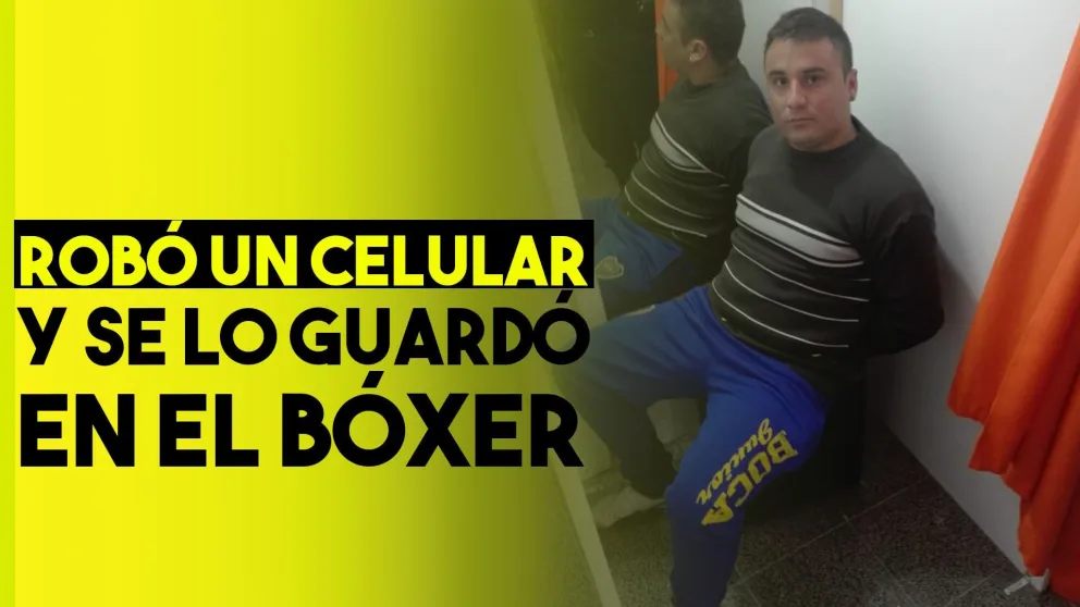 Se le cayó el celular en un probador y se lo robaron