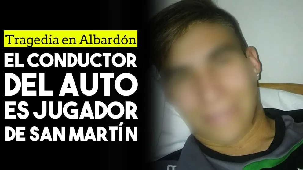 El conductor que chocó al motociclista en Albardón es jugador de San Martín