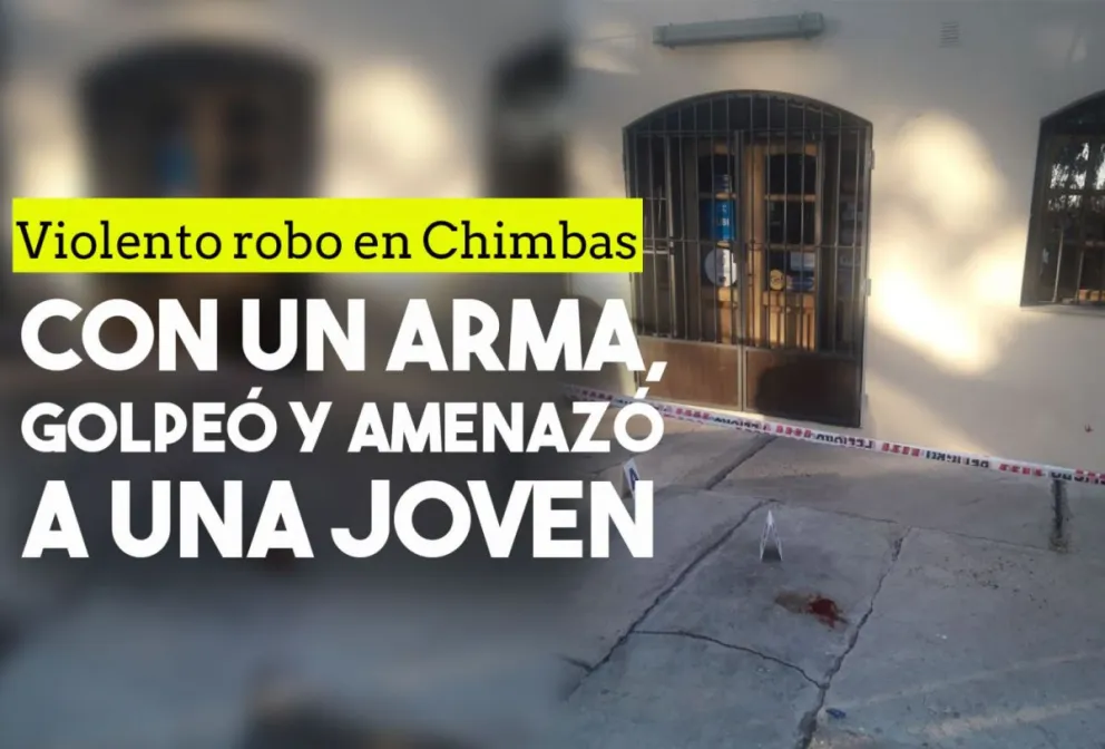 Golpeó y amenazó con un arma a una joven para robarle