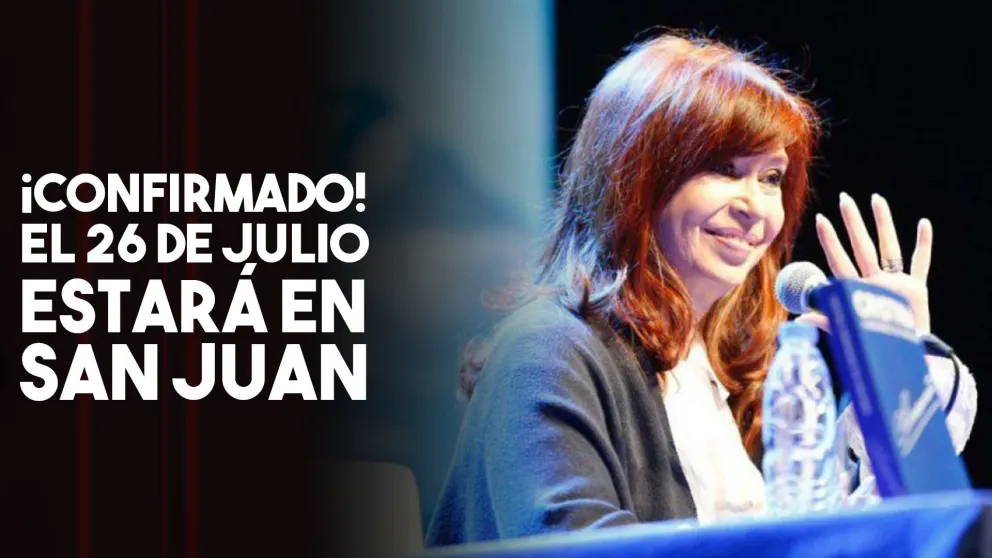 Sergio Uñac confirmó que el 26 de Julio llega Cristina a San Juan