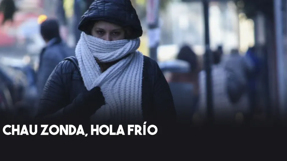 Después del Zonda llega el frío