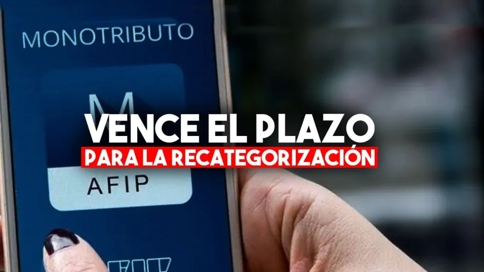 Este lunes vence el plazo para la recategorización del monotributo
