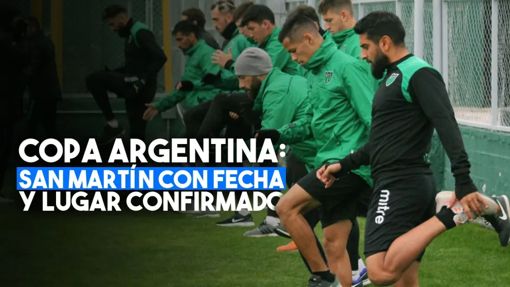 Ya confirmaron la fecha y lugar para el próximo compromiso de San Martín