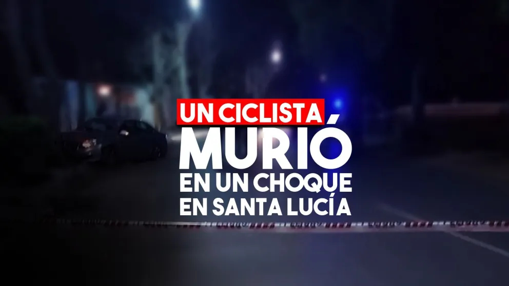 Iba en bicicleta, lo chocaron y murió