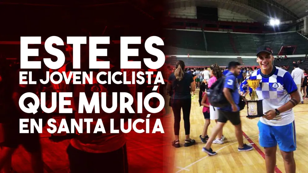 Identificaron al ciclista que murió en Santa Lucía
