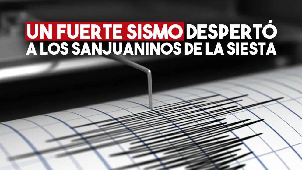 Un fuerte sismo hizo despertar de la siesta a los sanjuaninos