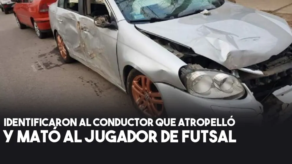 Identificaron al conductor que embistió y mató al jugador de futsal