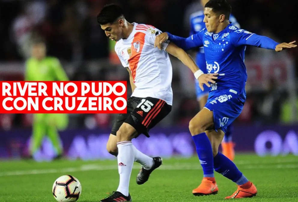 River empató y deberá buscar la clasificación en Brasil