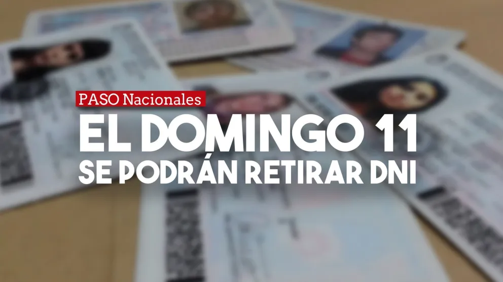 El domingo de elecciones se podrán retirar DNI