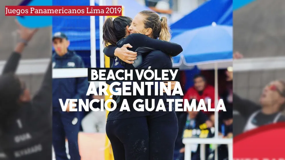 Beach Voley: con la participación de la sanjuanina Pereyra la Argentina ganó